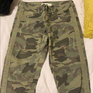 zara camo jeans